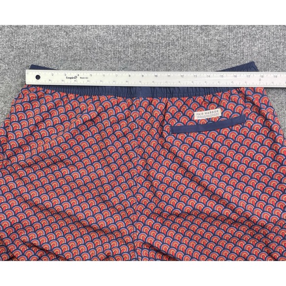 Fair Harbor Shorts Men's XXXL Geometric Artistic Drawstring Waist Lined Colorful - Picture 5 of 7